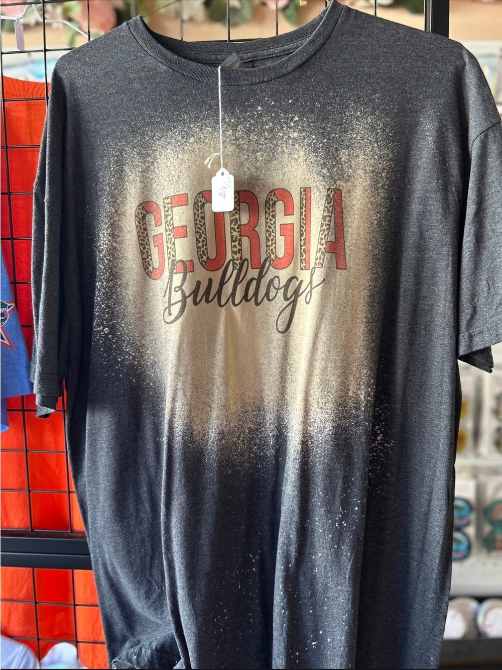 Georgia Bulldogs Black Graphic Tee